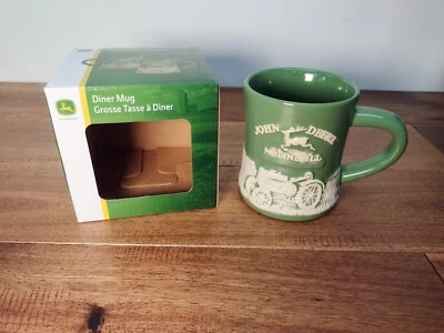 Taza de café John Deere - Taza de comedor clásica John Deere - Gres John Deere Foto 1 de 2