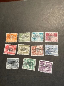 Schweiz Briefmarke #3o83-93 gebraucht - Bild 1 von 1