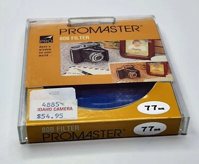 77mm Pro 80B Blue Glass Lens filter 80 B Japan Coated 77 mm Camera Color 80 B 77 - Image 1 of 4