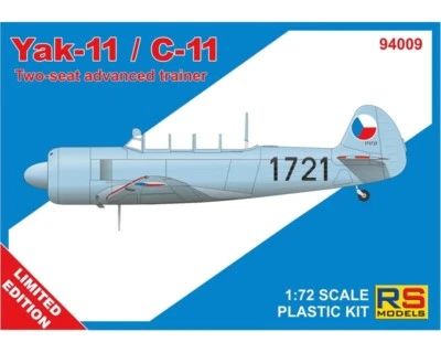RS Models Yakovlev Yak-11 / C-11 Two-seat advanced trainer 1:72 94009 modellismo - Immagine 1 di 4