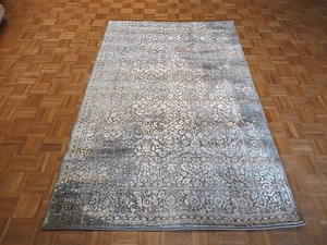 5'3 X 7'10 Brand New Karastan Rug Euphoria Willow Grey 90075 - Picture 1 of 6