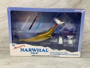 The Avenging Narwhal Play Set by Accoutrements NIOB Retired RARE - Picture 1 of 6