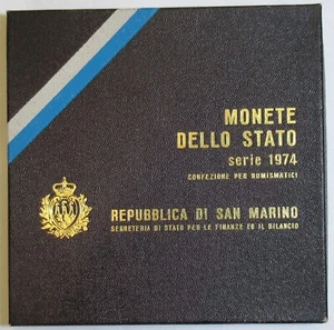 SAN MARINO DIVISIONALE 1974 FDC - Picture 1 of 2