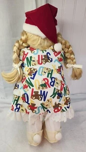 New Vintage Thomas Pacconi Christmas Hide and Seek Doll Girl 2001 QVC - Picture 1 of 5