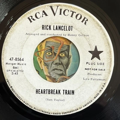 HEAR Rick Lancelot 45 Heartbreak Train / Hoo Doo Man R&B soul promo Foto 1 de 2