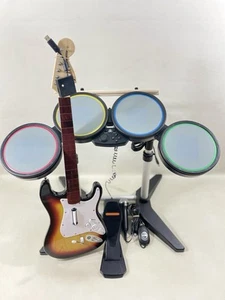PS3 PS4 PS5 Rock Band Bundle, Drums, Guitar, Mic - Picture 1 of 12