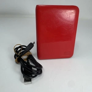 Western Digital My Passport WDBAAA3200ABK-00 RD 320GB External Hard Drive RED - Afbeelding 1 van 8
