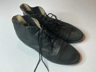 Ariat Black Leather Ankle Boot Lace Up Women's 9 Equestrian Riding Style - Image 1 of 4