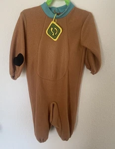 Kids Scooby-Doo Costume Size 2T Brown No Hat - Picture 1 of 7