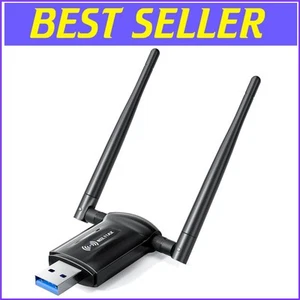 Dual Band USB WiFi Adapter - 1800Mbps High Gain for Seamless Internet Streaming - Picture 1 of 9