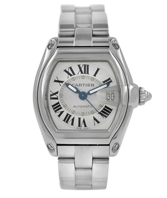 Reloj automático para hombre Cartier Roadster 2510 W62025V3 fecha acero inoxidable 38 mm Foto 1 de 4