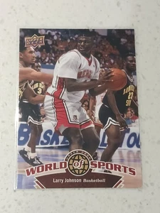 2010 Upper Deck World of Sports Larry Johnson #15 UNLV Rebels / Hornets - Picture 1 of 2