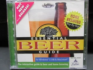 Essential Beer Guide, CD, Windows 3.1 / 95, Mac 7.0 +, Softkey 1997, NISW - Picture 1 of 2