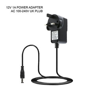 12V 1A Power Supply Adapter Plug AC 100-240V To DC 12W For LED Strip CCTV Camera