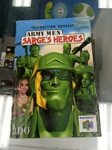 Army Men Sarge's Heroes N64 Manual - Picture 1 of 5