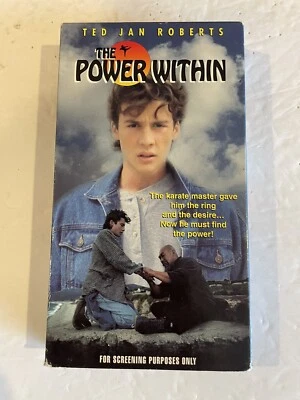 The Power Within VHS Ted Jan Roberts Karate Martial Arts Screener Promo Tested - Image 1 of 4