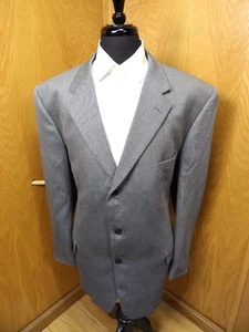 Herren Blazer Sport Mantel Jacke Jones New York 50 L Seide Wolle grau Wv N-#157 - Bild 1 von 6