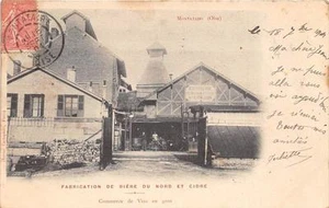 CPA 60 MONTATAIRE FABRICATION DE LA BIERE DU NORD ET CIDRE COMMERCE DE VINS EN G - Zdjęcie 1 z 1
