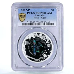 Australia 1 dollar Australian Opal series Koala PR69 PCGS silver coin 2012 - Picture 1 of 2