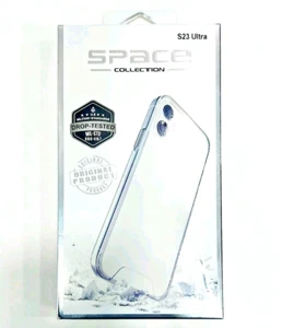 Coque transparente anti-rayures Samsung Galaxy S23 Space Collection - Photo 1 sur 4