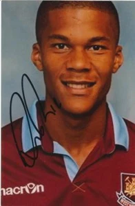 WEST HAM: JORDAN SPENCE SIGNED 6x4 PORTRAIT PHOTO + COA - Bild 1 von 1