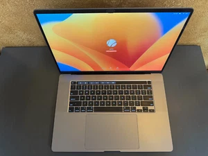 A+ MacBook Pro 16-inch Space Gray 2019 2.4GHz i9 16GB 512GB A2141 VENTURA - Photo 1/4