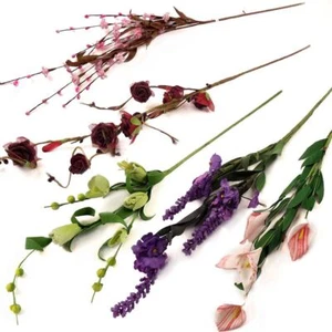 10x Assorted Foam Flower Sprays! Artificial Stems - Picture 1 of 1