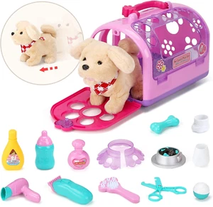 Pet Care Play Set Electric Vet Play Set-Walking,Barking,Tail Wagging Little Plus - Picture 1 of 12