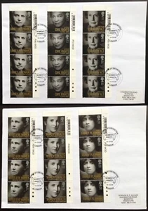 GB 2008 Women of Distinction Set + Margins on First Day Covers, London S/H/S - Picture 1 of 5