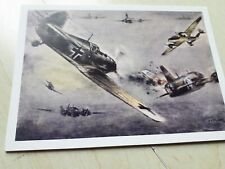 WW2 Feldpostkarte "Unsere Luftwaffe"   Ein Jäger greift an