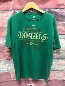 Kansas City Royals Green Short Sleeve St. Patrick’s Day Shirt Mens Size Medium*