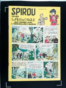 SPIROU 964   Franquin  Jourdan Lucky Luke Johan 4 Octobre  1956 - Imagen 1 de 2