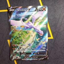 Aerodactyl 16/62 Prism Holo Vintage Pokemon Fossil Vending Golden Sticker  Card