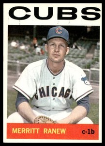 1964 Topps #78 Merritt Ranew  Chicago Cubs VG-VGEX Crease