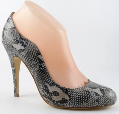 $120 Zapatos de tacón de diseñador con estampado de serpiente KELSI DAGGER LILLIAN 7,5 Foto 1 de 4