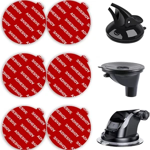 Dashboard Pad Mounting Disk Sticky Adhesive Replacement Kit, 6Pcs 2.1"(53Mm) Ci - Picture 1 of 12