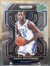 2022 Panini Prizm Draft Picks Dariq Whitehead #RP-DWH  Rated Prospect Duke 