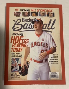 Mike Trout Card Beckett Magazine Cover Rare 2018 Nationals - Picture 1 of 2