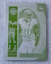 2019 PANINI PLATES PATCHES ED REED 1/1 YELLOW PRINTING PLATE NFLPA