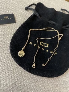 Collar Colgante Ron Hami 14k Estrella Diamante y Luna Media Luna Ajustable 15-18 Boho - Imagen 1 de 14
