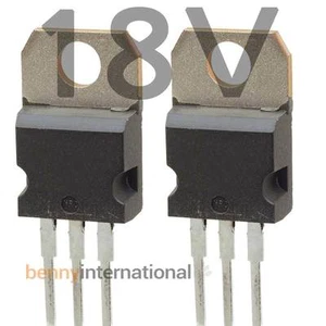4x 18V VOLTAGE REGULATOR POSITIVE 1.5A TO220 L7818CV 7818 Arduino - Picture 1 of 1