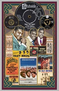 Isley Brothers Tribute poster - 11x17" - Vivid Colors! - Picture 1 of 4