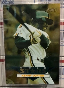 1994 SCORE KENNY LOFTON INDIANS GOLD STARS INSERT #41 OF 60, FREE SHIPPING - Picture 1 of 2