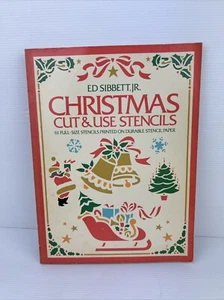Vintage Christmas Cut & Use Stencils by Ed Sibbett Full Size Templates - Picture 1 of 19