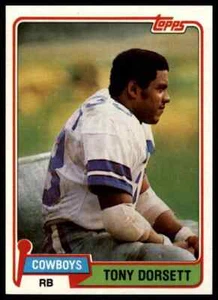 1981 Topps Tony Dorsett #500 FREE SHIPPING IN THE USA! - Picture 1 of 2