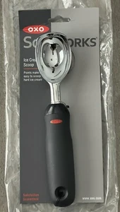 OXO SoftWorks Ice Cream Scoop w/ Pointed Tip, Flat Edges & Non Slip Handle - New - Picture 1 of 3