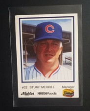 1990 Columbus Clippers Stump Merrill #22 Manager