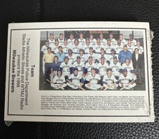 1988 Milwaukee Brewers Stadia Shoes Milw. Police Dept. Trading Card Set Sealed