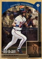 1998 Donruss PREFERRED SEATING #54 Fred McGriff Braves HOF RARE DIE CUT PARALLEL