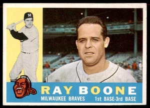 1960 Topps Ray Boone Milwaukee Braves #281 - Picture 1 of 2